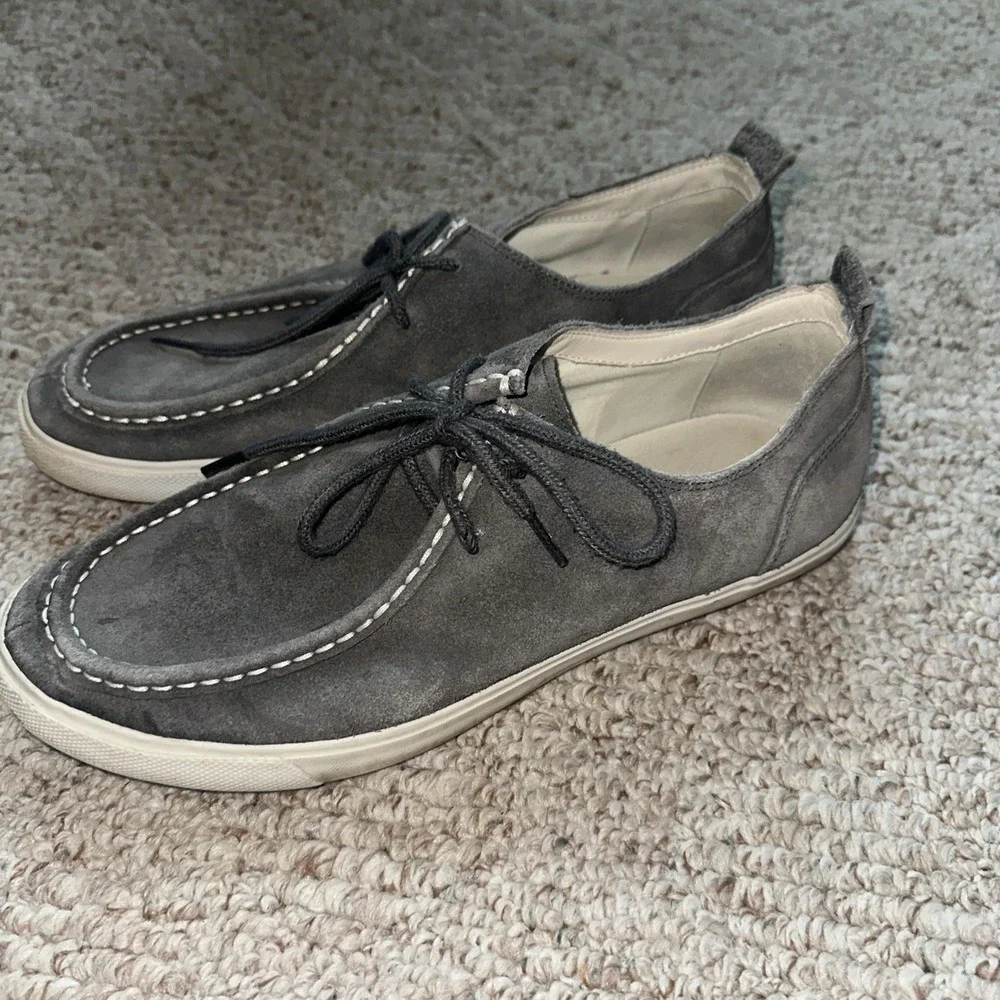 Mens COLE HAAN Air Eyelet Lace Up  Loafer Shoes C12 C10579 Grey‎ Size 11.5